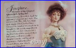 NIB Franklin Mint Vinyl Doll Josephine Gibson Girl Spring Ball Vienna NRFB NEW
