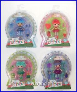 NIB Lalaloopsy Minis Doll Gem Stone Series COMPLETE Bijou Dazzle Charms Clarity
