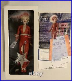 NIB Marilyn Monroe Franklin Mint 15 Portrait Doll Gentlemen Prefer Blondes COA