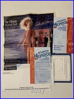 NIB Marilyn Monroe Franklin Mint 15 Portrait Doll Gentlemen Prefer Blondes COA