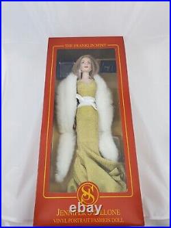 NIB The Franklin Mint 2002 Vinyl Portrait Fashion Doll Jennifer Stallone