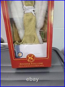 NIB The Franklin Mint 2002 Vinyl Portrait Fashion Doll Jennifer Stallone