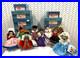 NOS 9 vtg Mme Alex FFFL/International series dolls, RESTRUNG Lot #4 dolls in EVC