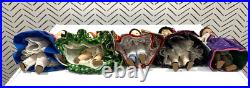 NOS 9 vtg Mme Alex FFFL/International series dolls, RESTRUNG Lot #4 dolls in EVC