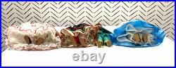 NOS 9 vtg Mme Alex FFFL/International series dolls, RESTRUNG Lot #4 dolls in EVC
