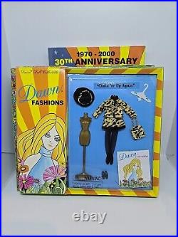 NRFB 2001 Checkerboard Toys 30th Anniversary Dawn Doll + 2 Fashion Outfits LOOK