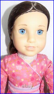 NRFB Chrissa Bundle Lot American Girl Doll w Box NIB Llama + Sun Dress NIB