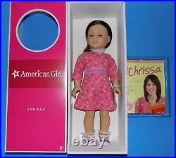 NRFB Chrissa Bundle Lot American Girl Doll w Box NIB Llama + Sun Dress NIB