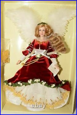 NRFB Christmas Angel Vinyl Doll 16 + COA NIB NEW 20'07 FRANKLIN MINT