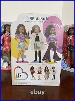 NRFB Disney ily 4ever doll lot MICKEY, MINNIE, URSULA, BAMBI mint box no smk