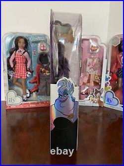 NRFB Disney ily 4ever doll lot MICKEY, MINNIE, URSULA, BAMBI mint box no smk