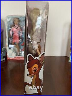 NRFB Disney ily 4ever doll lot MICKEY, MINNIE, URSULA, BAMBI mint box no smk