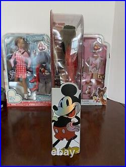 NRFB Disney ily 4ever doll lot MICKEY, MINNIE, URSULA, BAMBI mint box no smk