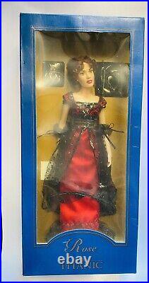 New Franklin Mint Rose The Official Titanic Vinyl Rose Portrait Doll 16 Inches