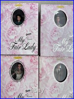 New Lot of 9 Barbies (Eliza Doolittle My Fair Lady 6) Plus 3 Barbies NRFB
