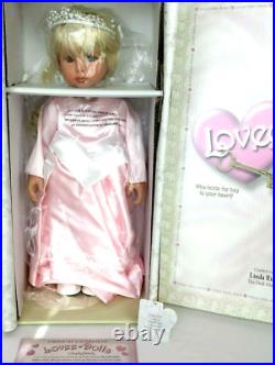 New Nrfb Coa #008 / 500 Lovee Doll Sleeping Beauty By Linda Rick The Doll Maker