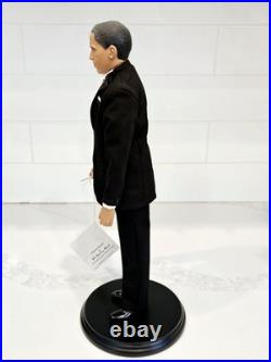 Obama Bride Groom Dolls Danbury Mint & Ashton-Drake 19in Wedding Display Set