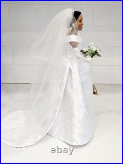 Obama Bride Groom Dolls Danbury Mint & Ashton-Drake 19in Wedding Display Set