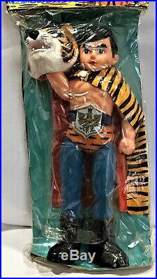 Original Giant Nakajima Tigermask Tiger Mask Vintage 1971 Antique Toy Mint