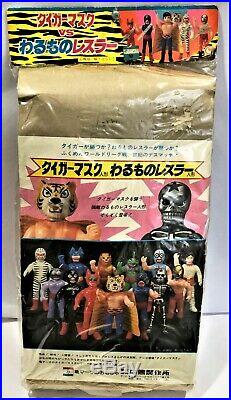 Original Giant Nakajima Tigermask Tiger Mask Vintage 1971 Antique Toy Mint