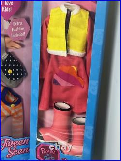 PRETTIE GIRLS TWEEN SCENE HANA DOLL and (2) fashion packs LOT. NIB