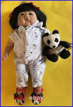 Paradise Gallery Reborn Baby Doll Bamboo 2018 with panda and A Lot Of Clothes