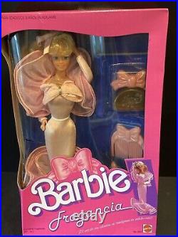 Perfume Pretty Barbie Doll Vintage 1987 Mattel Foreign Version Non-mint Box NRFB