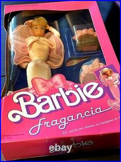 Perfume Pretty Barbie Doll Vintage 1987 Mattel Foreign Version Non-mint Box NRFB