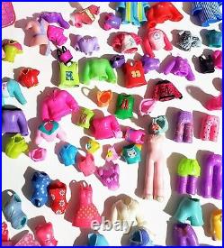 Polly Pocket Huge Lot Dolls Clothes Accessories Shoes Car Boutique Disco Stage