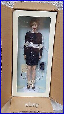 Princess Diana Franklin Mint 16 vinyl doll Blue lace dress COA MISSING