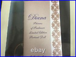 Princess Diana Franklin Mint Ltd Edition#50 /75 Vinyl Doll Princess Of Radiance