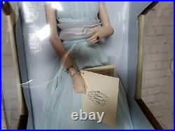 Princess Diana Franklin Mint Vinyl 16 Doll Blue Chiffon Gown Jewels Purse