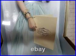 Princess Diana Franklin Mint Vinyl 16 Doll Blue Chiffon Gown Jewels Purse