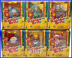 RAINBOW BRITE Holiday Figure Lot COMPLETE SET of 6 CHASE RARE CheeBee TLS Toys