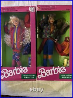 RARE! 1990 United Colors of Benetton Teresa #9408 WithFriends 4 Dolls/FREE Outfit