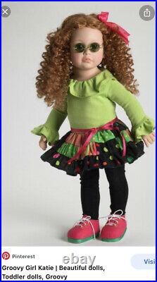 RARE Effanbee Groovy Girl Katie Doll Red Curly Hair NRFB Gorgeous