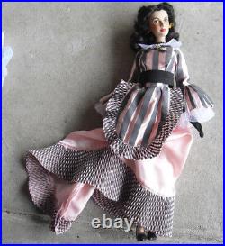 RARE Franklin Mint GWTW Vinyl Scarlett Skin Tone Prototype Doll 15 Tall