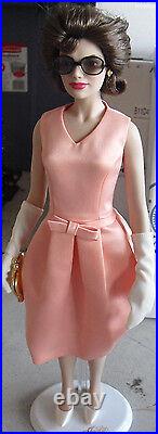 RARE Franklin Mint Vinyl Jackie Kennedy in Peach Prototype Doll 15 Tall LOOK