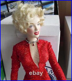 RARE Franklin Mint Vinyl Marilyn Monroe Sample Doll 15 Tall LOOK