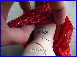 RARE Franklin Mint Vinyl Marilyn Monroe Sample Doll 15 Tall LOOK