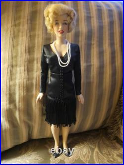 RARE Franklin Mint Vinyl Marilyn Monroe in Pink Sample Doll 15 Tall LOOK