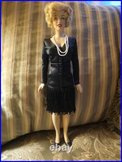 RARE Franklin Mint Vinyl Marilyn Monroe in Pink Sample Doll 15 Tall LOOK