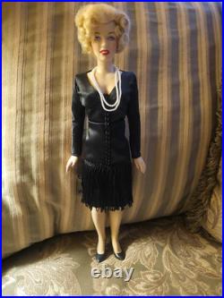 RARE Franklin Mint Vinyl Marilyn Monroe in Pink Sample Doll 15 Tall LOOK