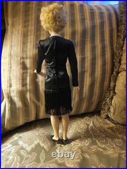 RARE Franklin Mint Vinyl Marilyn Monroe in Pink Sample Doll 15 Tall LOOK