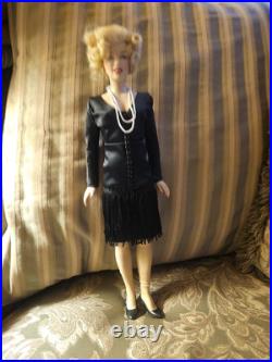 RARE Franklin Mint Vinyl Marilyn Monroe in Pink Sample Doll 15 Tall LOOK