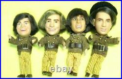 RARE Hasbro 67 Showbiz Babies Monkees Complete Set of 4 Dressed Dolls MINT WOW
