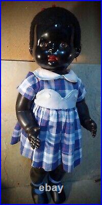 RARE Pedigree 22 Dark Skin Pedigree England Doll 1950 Mandy Lou Walker