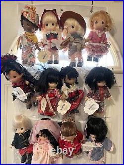 RARE Precious Moments Children Of The World Doll Lot 12 With Tags Vintage