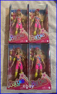 READ BIO Lot of 4 Barbie The Movie Collectible Margot Doll Inline Skating Outfit