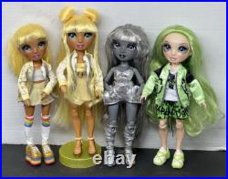 Rainbow Shadow HIGH DOLL LOT of 14 DOLLS Dressed With Shoes & Accessories Stands